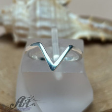 Сребърен дамски пръстен "Форма" R-1103